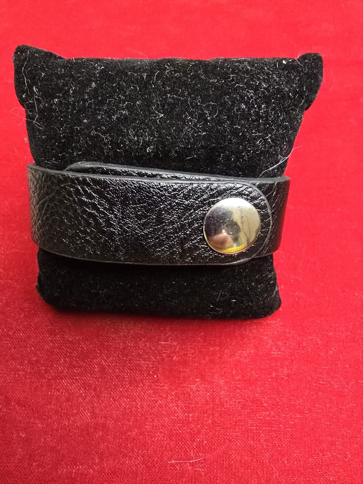 Diamanté Leopards Head Bracelet with Leather Strap - Adjustable