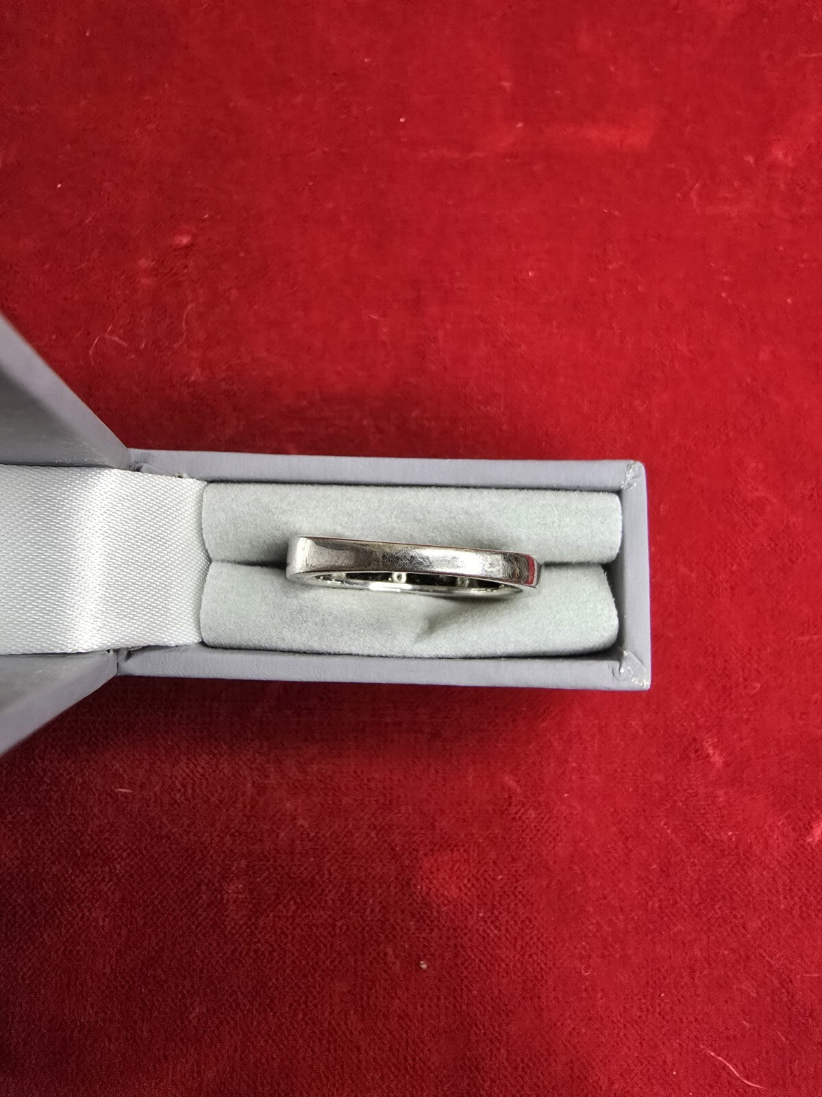 Sterling Silver & Iolite Half Eternity Style Dress Ring - Size N½