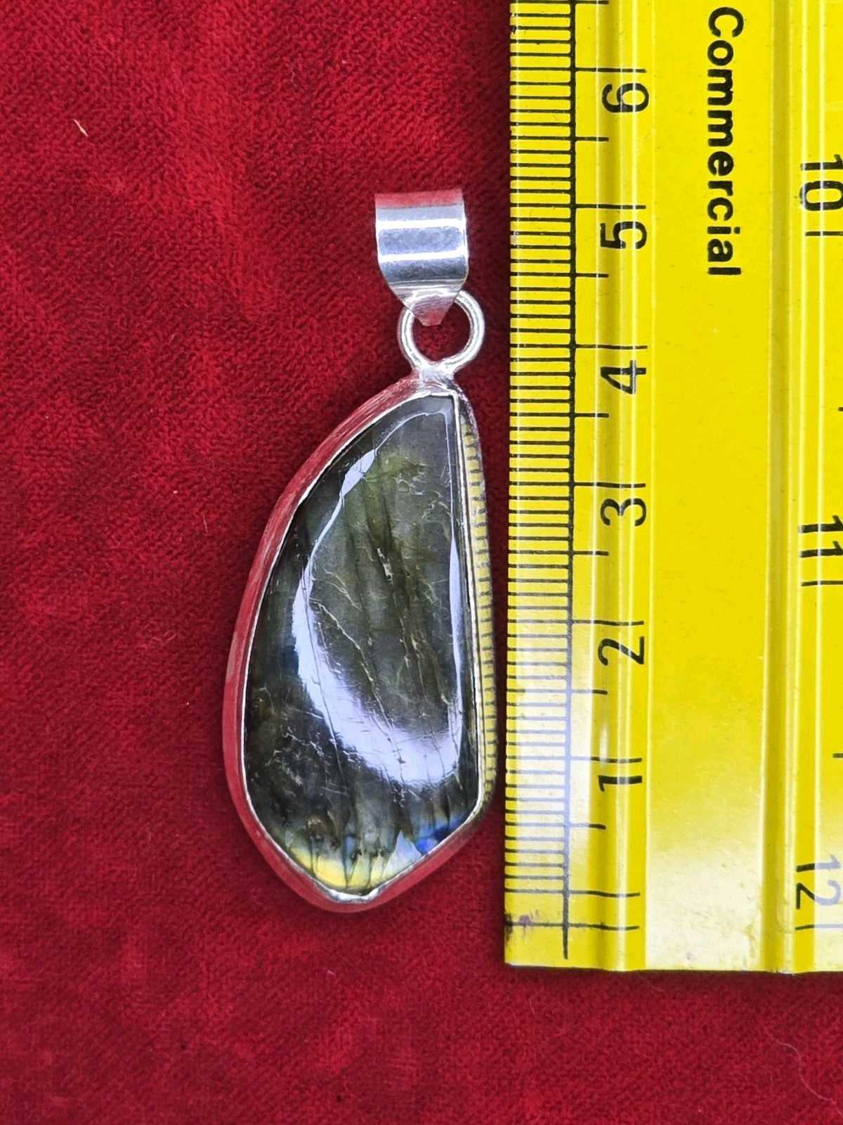 Fabulous Labradorite & Sterling Silver Pendant - P7