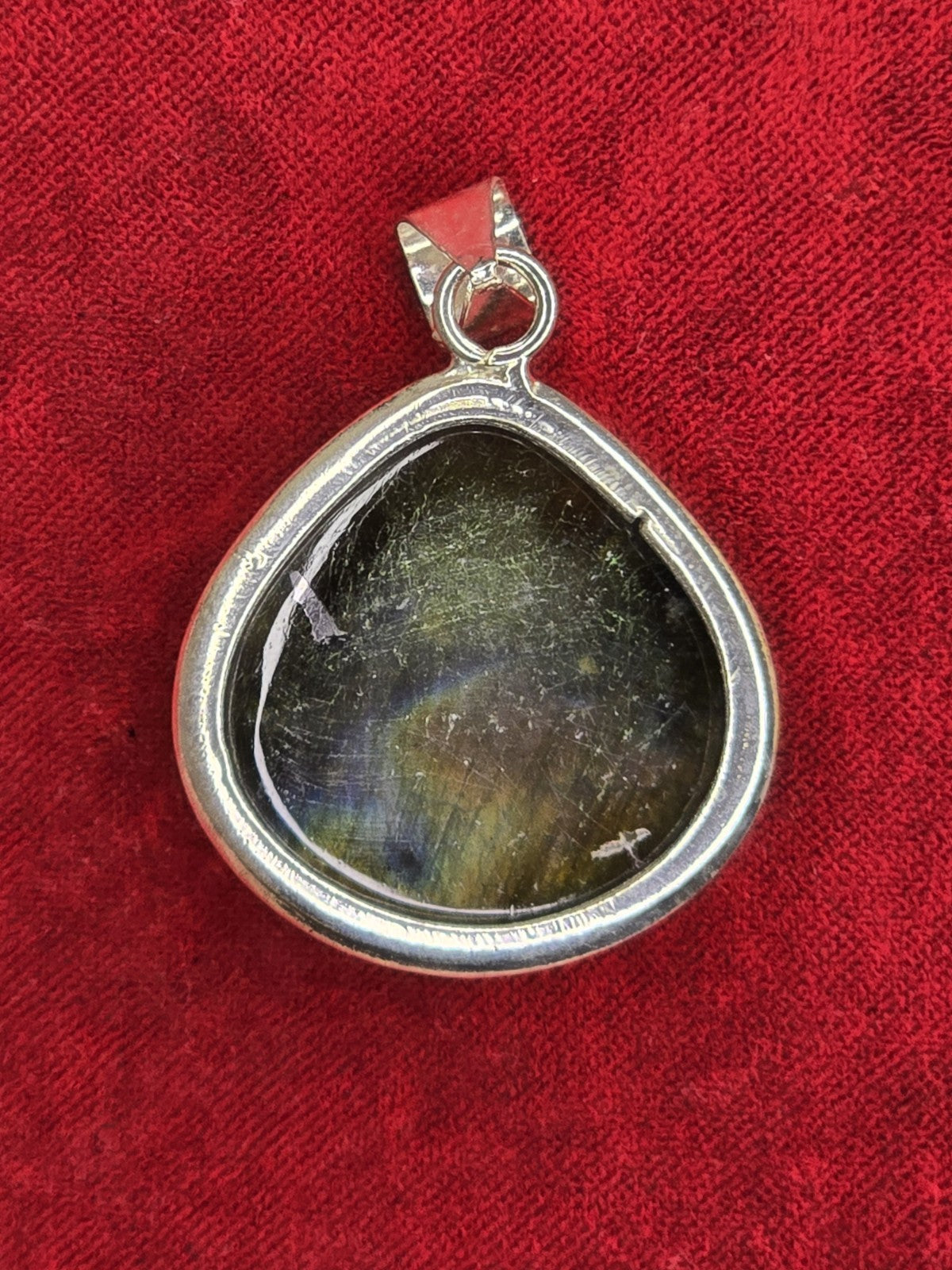 Beautiful Labradorite & Sterling Silver Pendant - P4