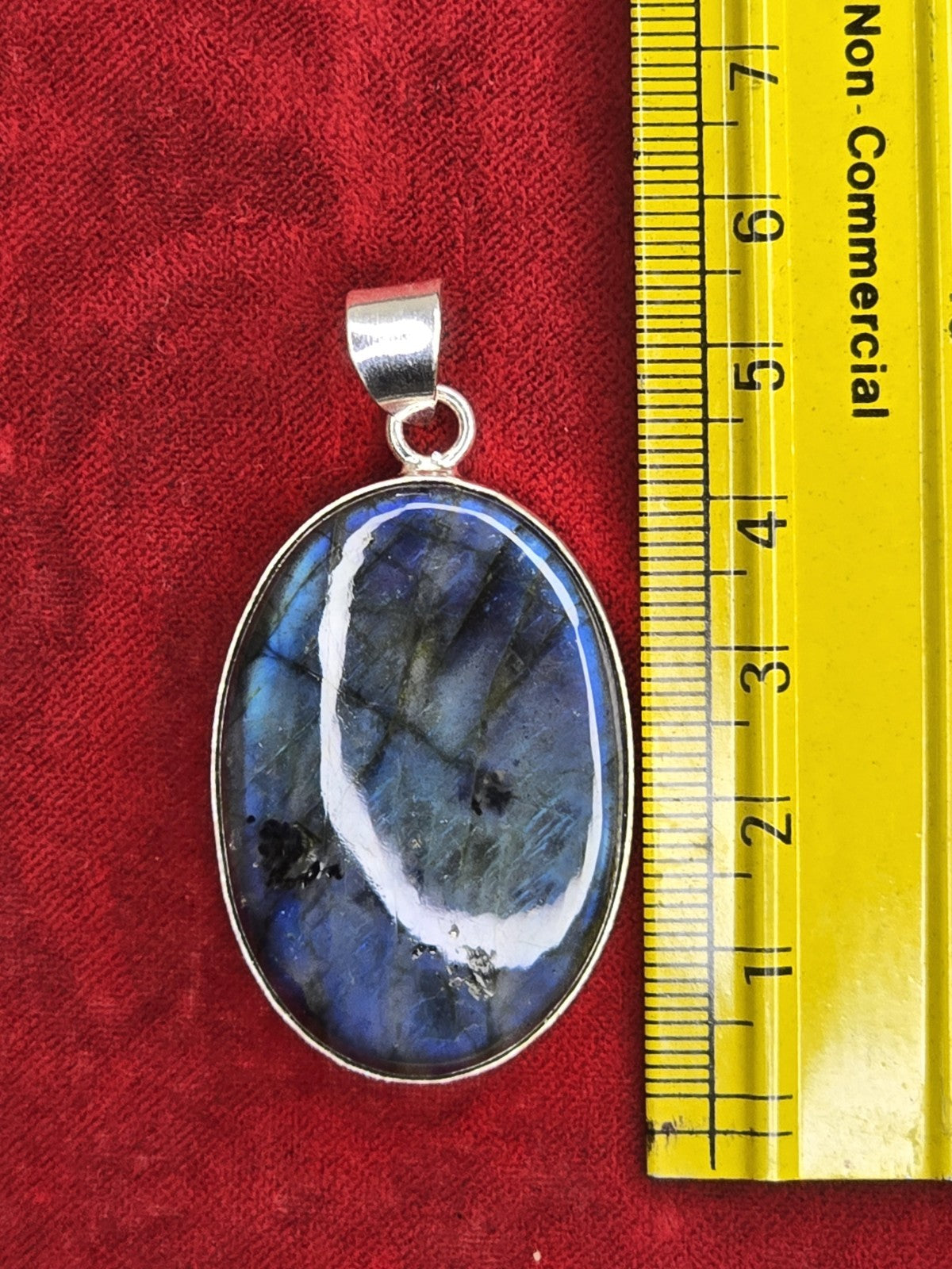 Stunning Labradorite & Sterling Silver Pendant - P3