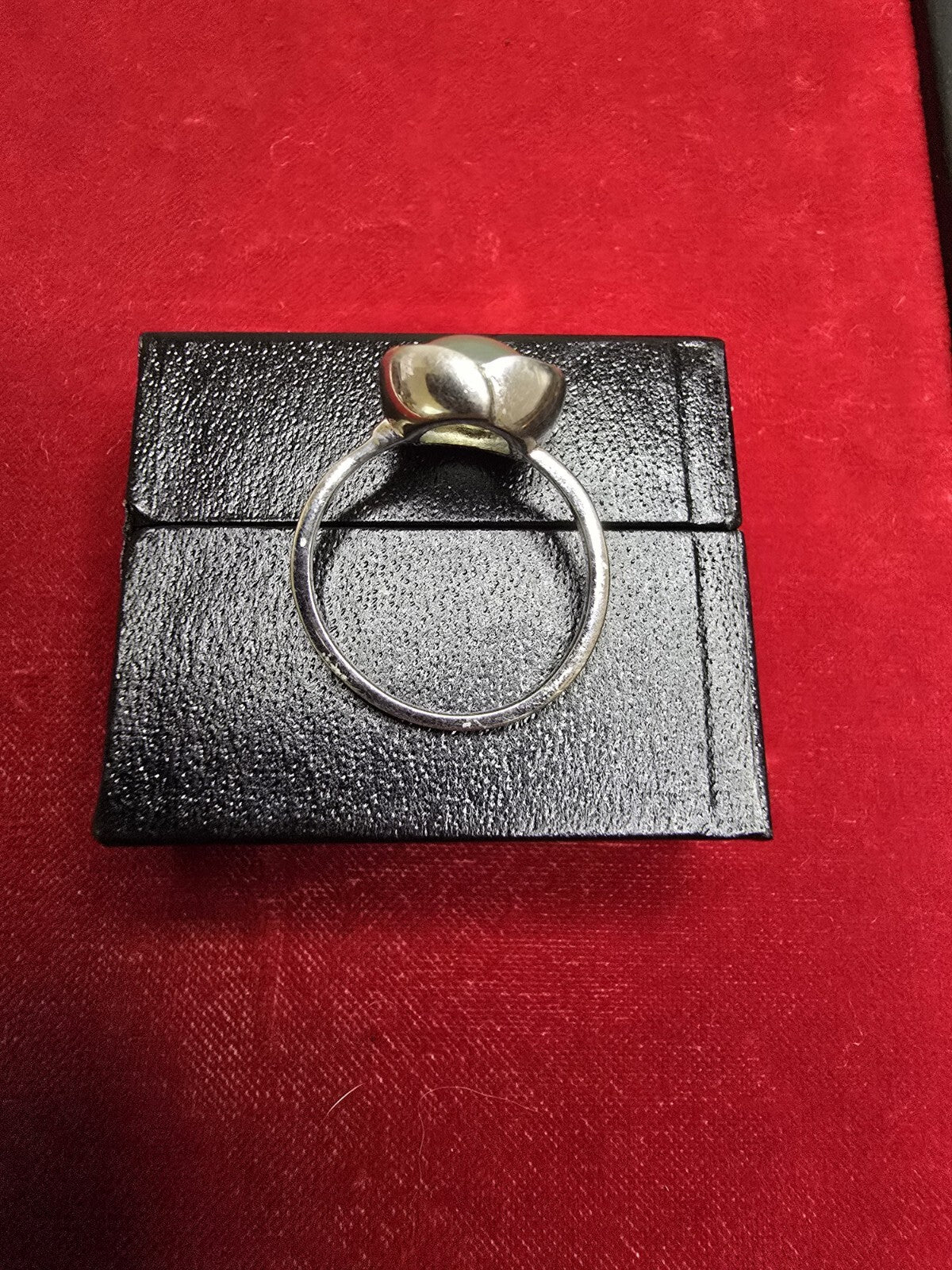 Stunning Sterling Silver, Green Chalcedony & Topaz Dress Ring - Size S