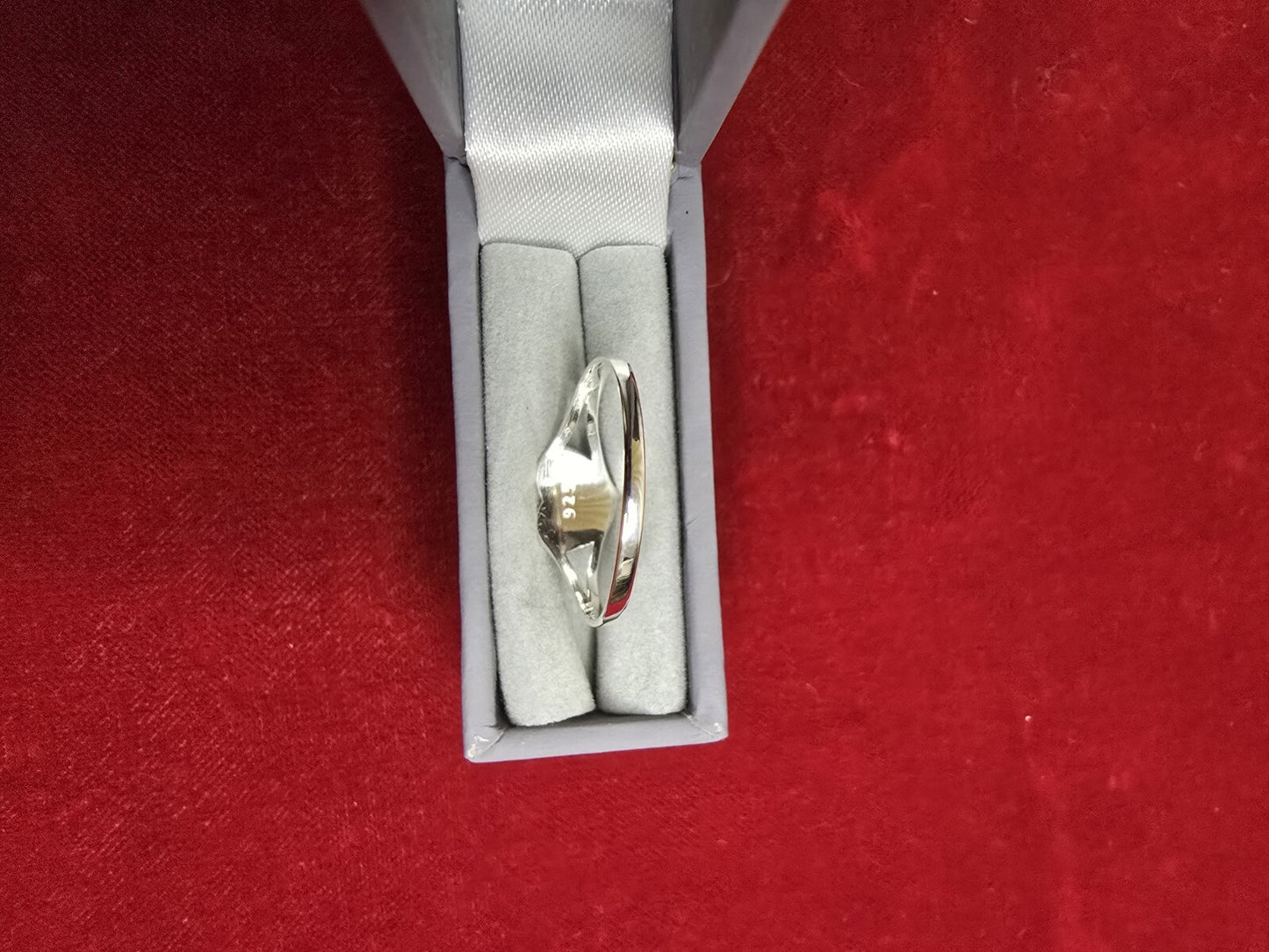 Sterling Silver Heart Signet Ring - Various Sizes