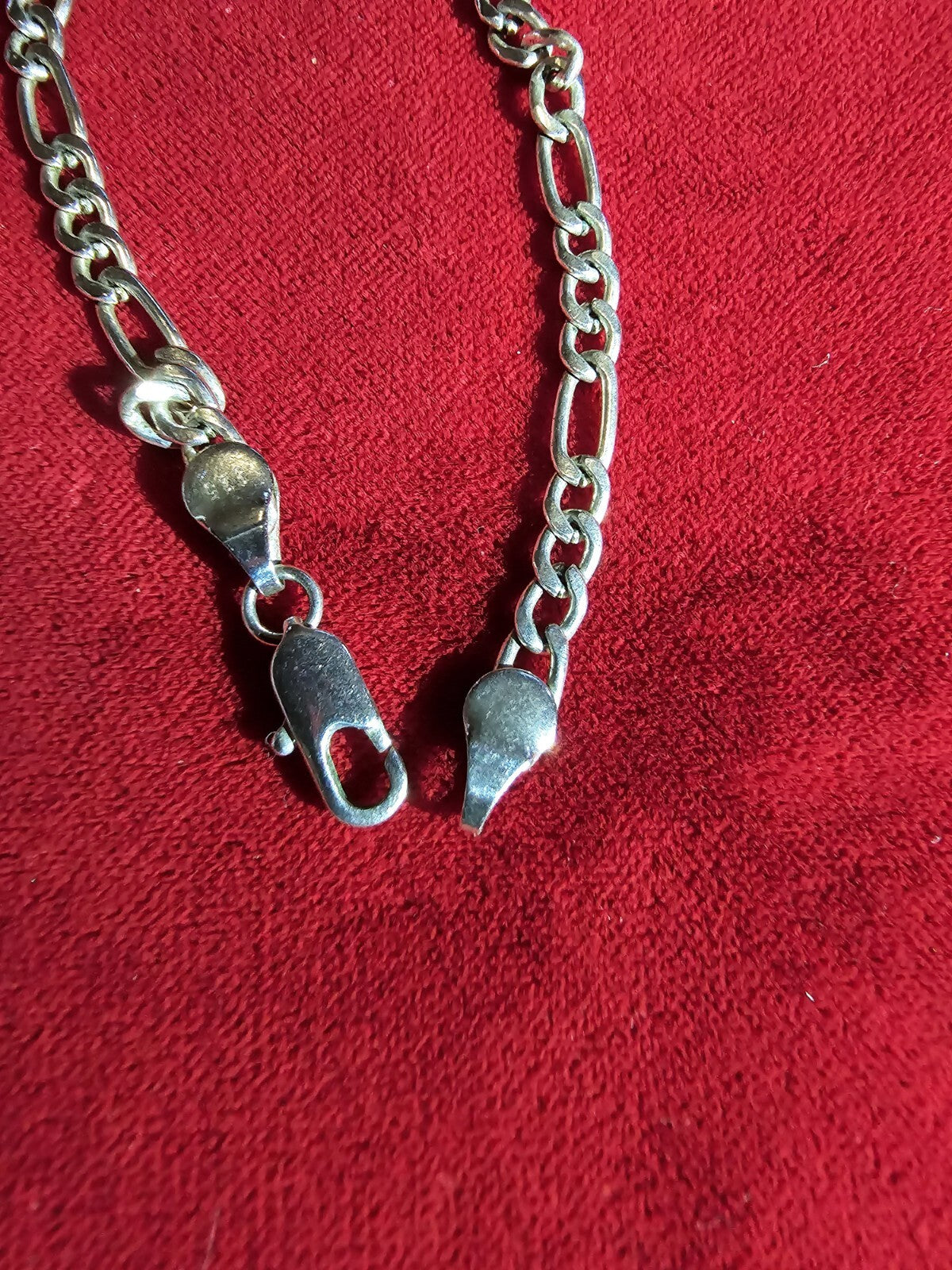 Sterling Silver Twisted Link Necklace - 18 Inches