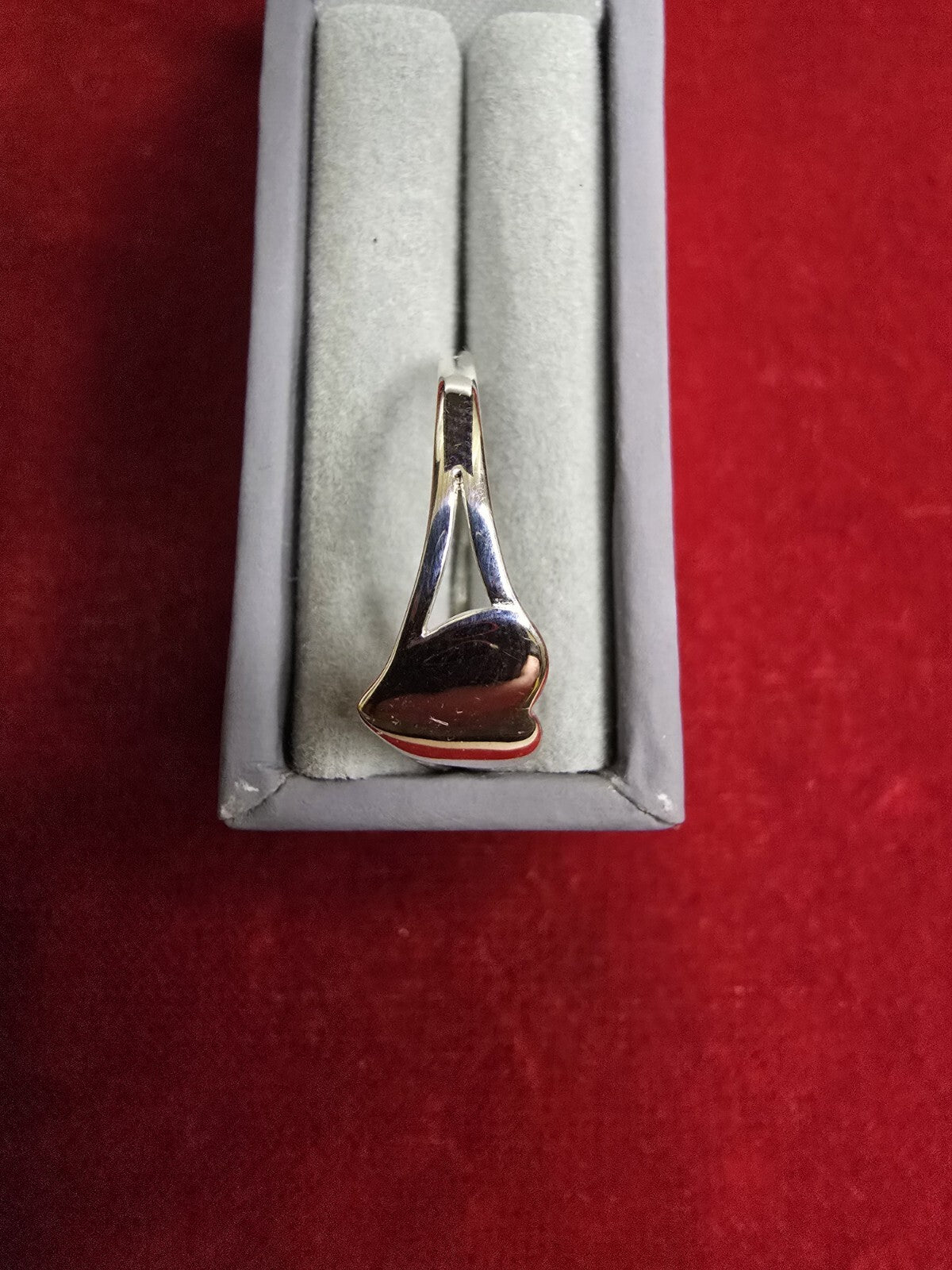 Sterling Silver Heart Signet Ring - Various Sizes