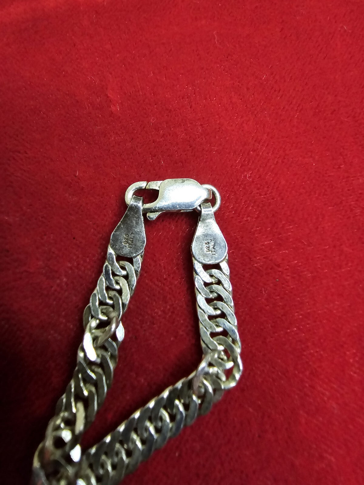 Sterling Silver Necklace & Bracelet Set - 18 & 7 Inches