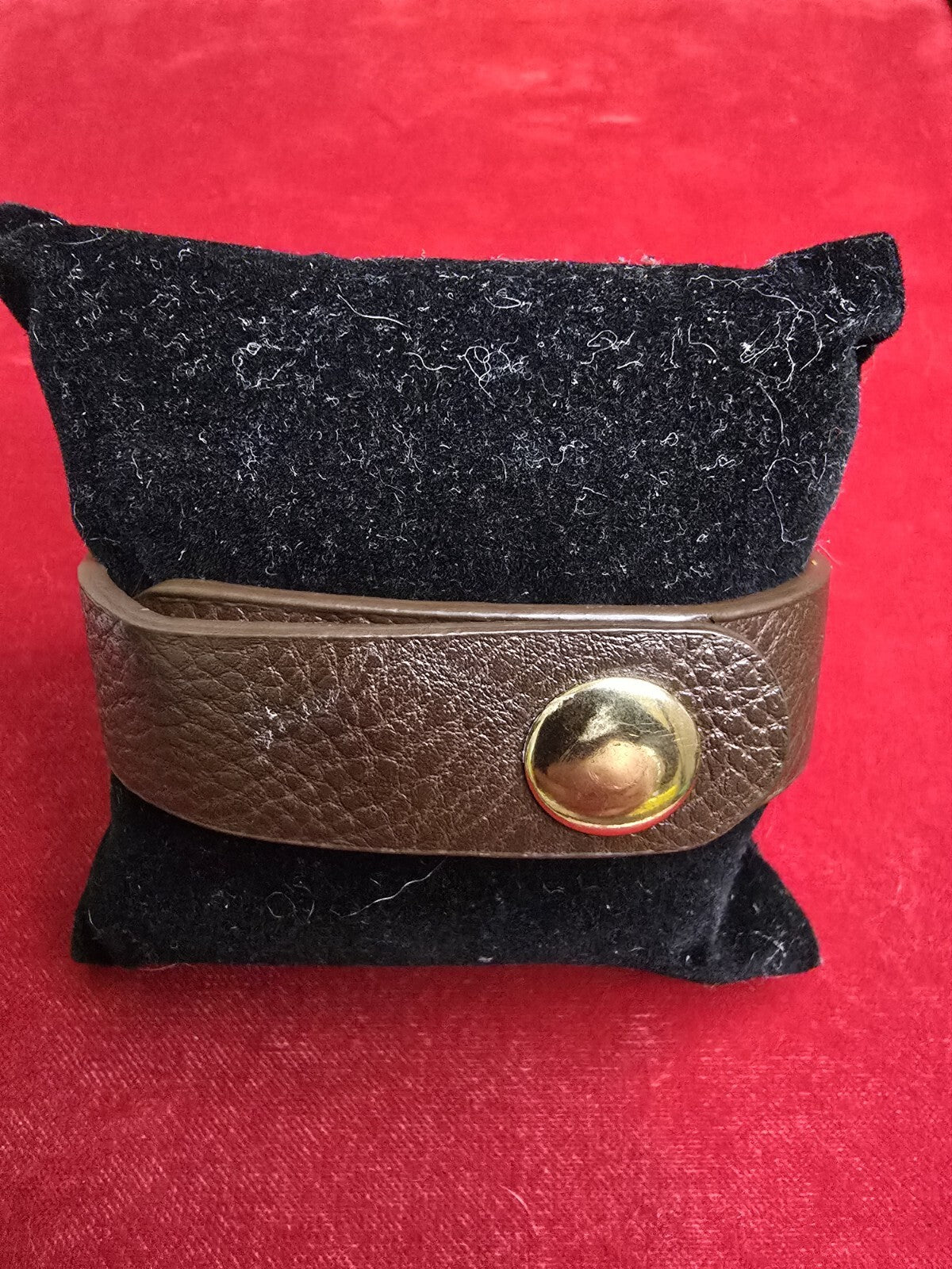 Diamanté Leopards Head Bracelet with Brown Leather Strap - Adjustable