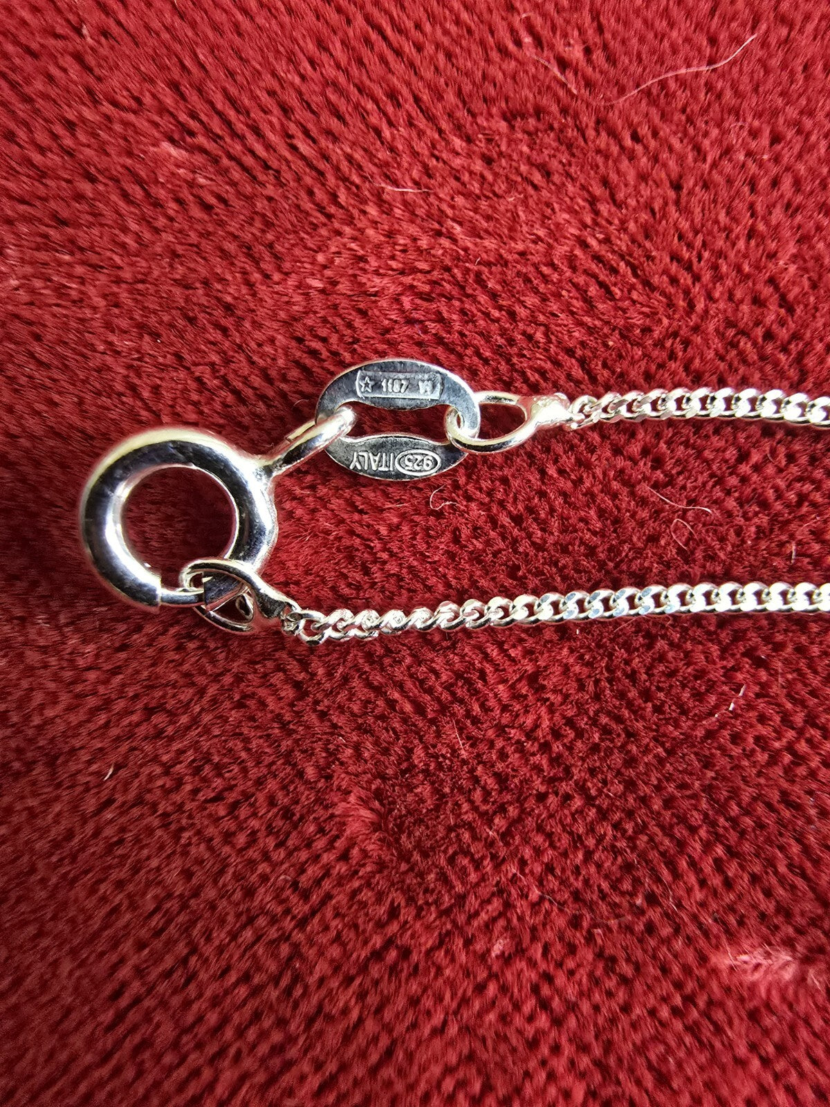 Sterling Silver Flower Necklace - 18 Inches
