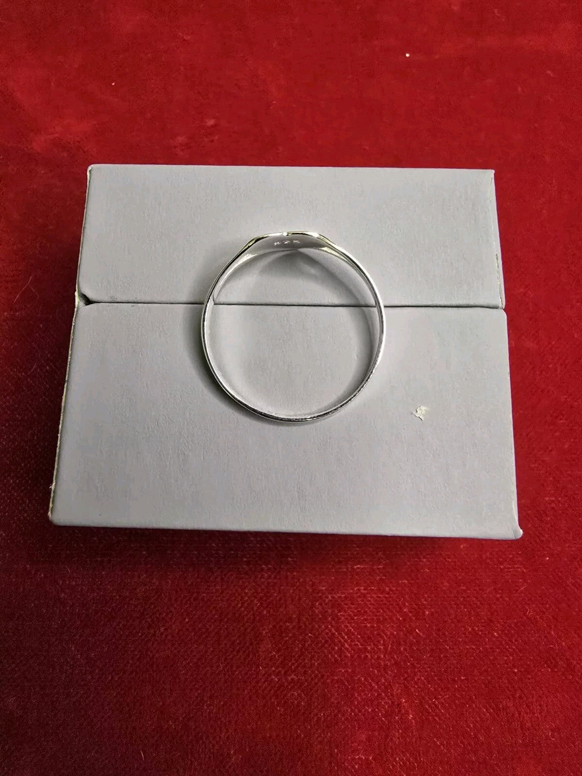 Sterling Silver Heart Signet Ring - Various Sizes