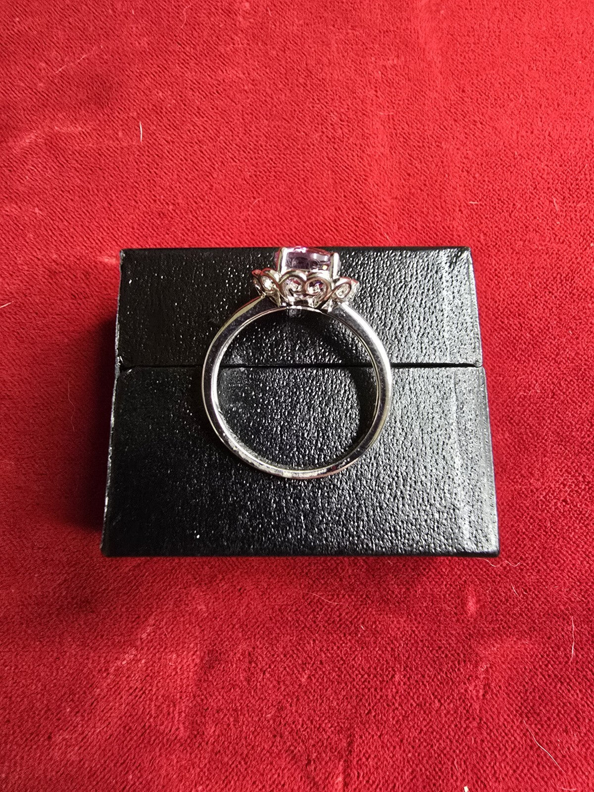 Gorgeous Sterling Silver & Amethyst Dress Ring - Size R½