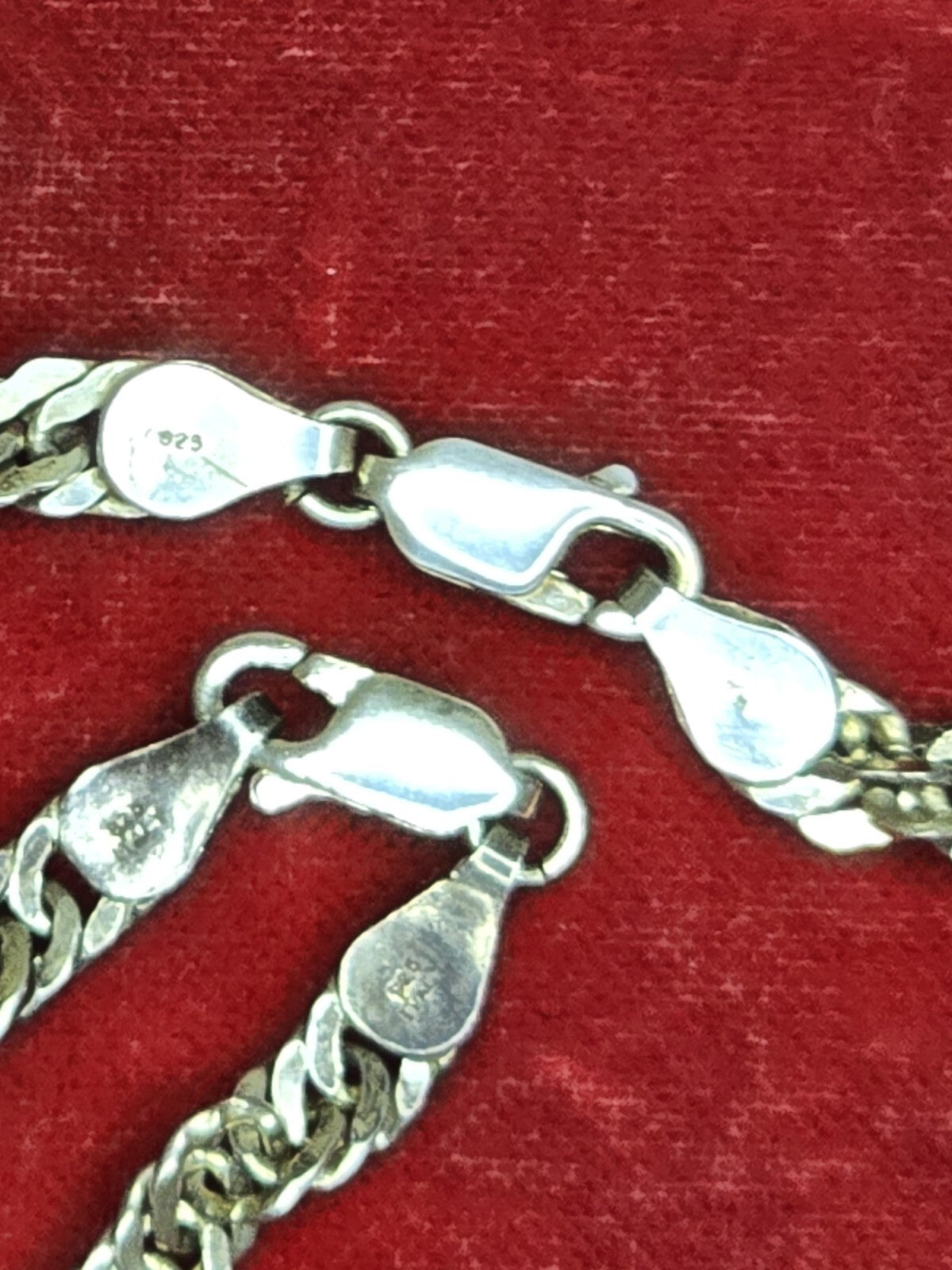 Sterling Silver Necklace & Bracelet Set - 18 & 7 Inches