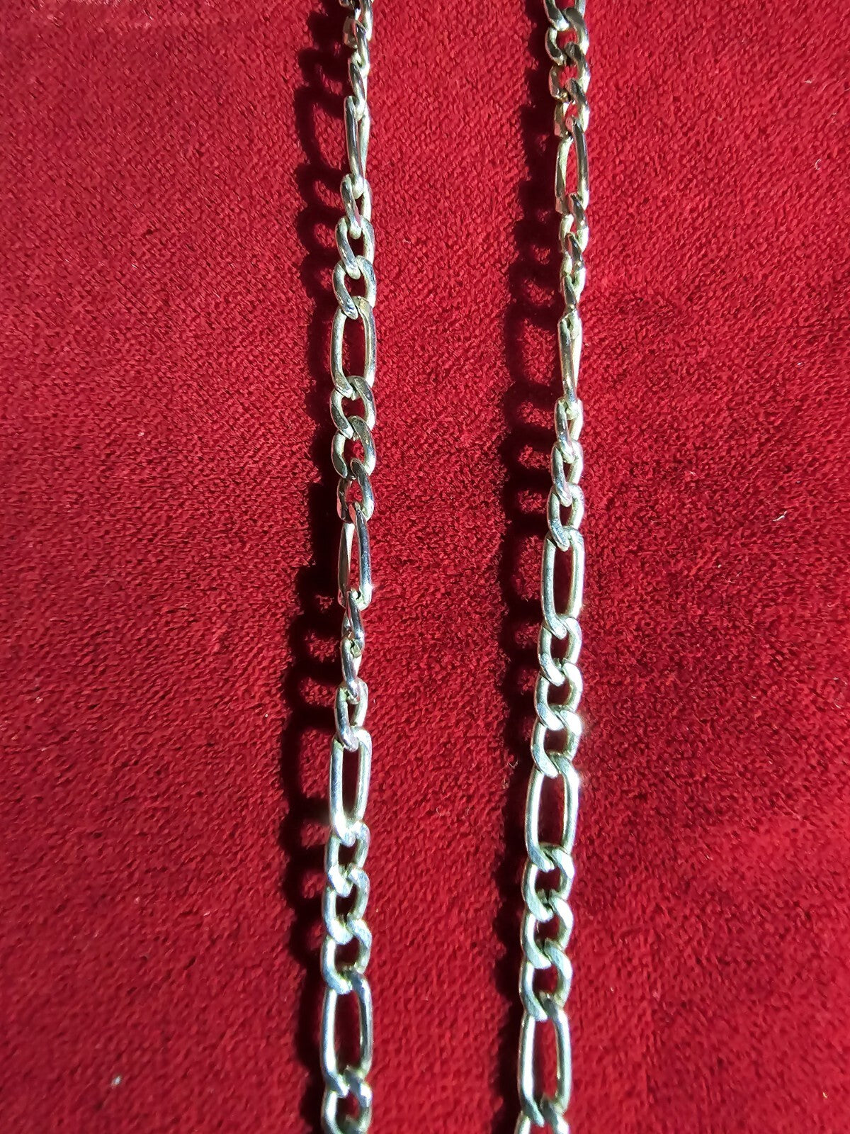 Sterling Silver Twisted Link Necklace - 18 Inches